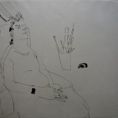 Manet, burin sur cuivre.