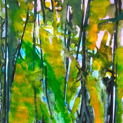 encre sur papier chinois, A4, 2025