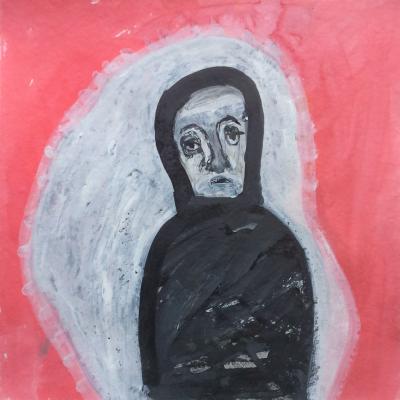 Vieil âge, encre, 50x65 cm, 2025