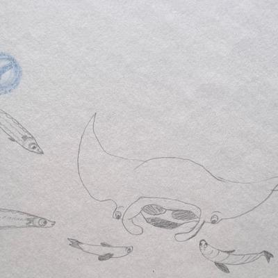 Les Constellations / Planète Phil, détail, 64x94 cm, 2025