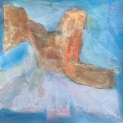 Série métal, technique mixte, A4, 2026